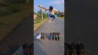 Skating unexpected frends 😭😅skatersinline skatesskateboardrollerskatesyt shorts [upl. by Odranreb57]