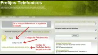 Prefijos Telefonicos Codigos telefonicos wwwprefijostelefonicosblogspotcom [upl. by Sofia863]