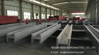 BBN steel H beam production and delivery [upl. by Seton]