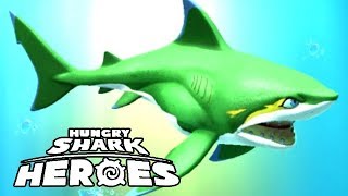 NEW SILVERTIP SHARK HUNGRY SHARK HEROES [upl. by Ainival]