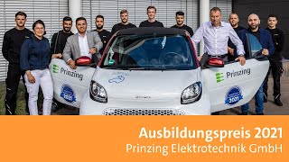 Ausbildungspreis 2021 Prinzing Elektrotechnik GmbH [upl. by Season]