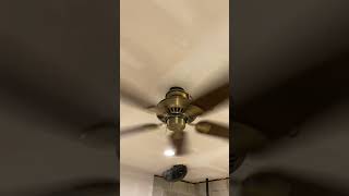 Startup of the Hampton Bay Cameron II Ceiling Fan [upl. by Enilegnave]