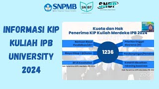 KIP KULIAH IPB UNIVERSITY 2024 kipkuliah [upl. by Bridge]