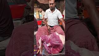 Fresh meat cutting and slicing process by best knife reels shorts best amazing knife [upl. by Seed949]