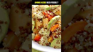 FOODS RICH IN AMINO ACIDS  HEALTHY FOODS  Muscle Building Foods [upl. by Letnahs]