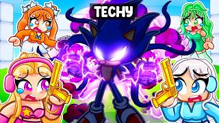 Techy Turns Into DARK Sonic In Roblox Rivals… [upl. by Yeltnarb247]