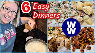 6 EASY WEIGHT WATCHERS DINNER IDEAS LOW POINT [upl. by Bickart]