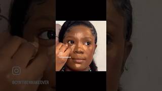 Dark skin makeup tutorial viral viralvideo beauty makeuptutorial makeupartist youtubeshorts [upl. by Botnick366]