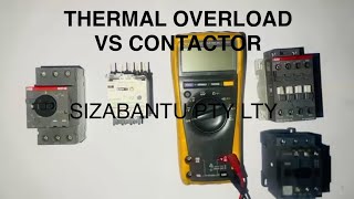 Practical 3 THERMAL OVERLOAD RELAY vs CONTACTOR switch Testing Operation principles amp Faults [upl. by Huntingdon]