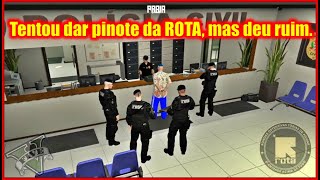 GTA 5 RP  PRESO NO PINOTE DA POLICIA DE ROTA fivem roleplay gtapolicia [upl. by Kathi]