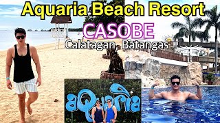 Aquaria Beach Resort  Casobe Calatagan Batangas  DIY  Commute [upl. by Illah]