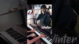 Wednesday Plays Cello  Vivaldi Winter  Wednesday’s version   Piano cover wednesday pianocover [upl. by Mabel741]