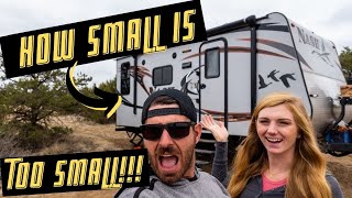 RVing Full Time In Our Northwood Travel Trailer This RV Is Small [upl. by Amoeji455]