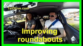 Roundabouts driving lesson [upl. by Marybella]