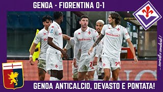 GENOA  FIORENTINA 01 ANTICALCIO GENOA SABELLI a CASA SERVE il VICE KEAN e PONTATA tra le LINEE [upl. by Wilona238]