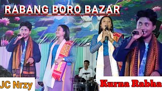 Mwina Mwina JC Narzary And Kurna Rabha Stage Program At Rabang Boro Bazar [upl. by Einahc]