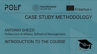 Introduction to the course Antonio Ghezzi [upl. by Dorry152]