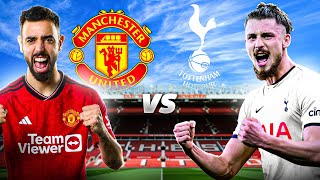 LIVE DEBUTUL LUI RADU DRAGUȘIN LA TOTTENHAM VS MANCHESTER UNITED [upl. by Etterraj214]