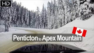 Penticton to Apex Mountain Resort  Scenic Drive BC Canada [upl. by Drandell]