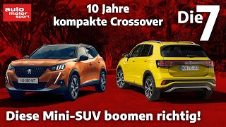 MiniSUV Diese 7 Crossover sind in den letzten 10 Jahren entstanden  auto motor und sport [upl. by Lananna]