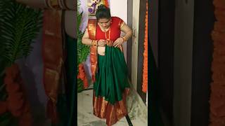 New Style Saree draping karwachothspecialsaree saree sareewearing beautywithrashmi [upl. by Doig]