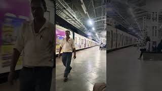 Virar to Churchgate first local train youtube shortvideos railway [upl. by Genovera]