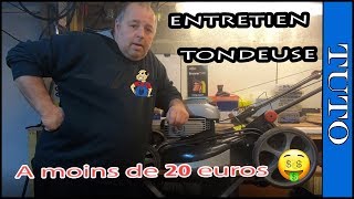 Entretien la révision complète d une tondeuse à gazon Briggs amp Stratton [upl. by Ahsiened]