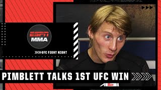 Paddy Pimblett says he’s here to take over the UFC after KO win in debut  UFCVegas36  ESPN MMA [upl. by Neurath]