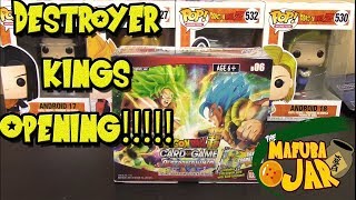 DESTROYER KINGS Dragon Ball Super Booster Box Opening [upl. by Huber376]