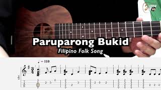 UKE TABS Paruparong Bukid Filipino Folk Song [upl. by Blunt538]