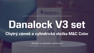 Danalock V3 chytrý zámek  instalace [upl. by Ynaiffit551]