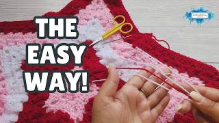 How To Weave In Ends Perfectly In Crochet [upl. by Ruscio578]