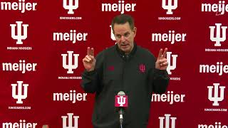 Coach TV Curt Cignetti talks Indianas 2025 signing class transfer portal prep CFP [upl. by Ardnoek535]