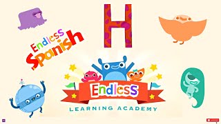 Endless Learning Academy  Spanish Sight Words  Letter H  Fun Alphabet Learning 8 [upl. by Alahcim]