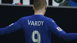 Jamie Vardy Wonder Goal Vs Liverpool ● 02022016 ● FIFA 16 Remake [upl. by Ennairda]