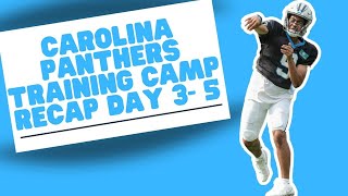 Carolina Panthers Training Camp Recap Day 3 5 [upl. by Mcintosh]