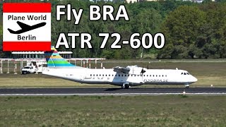 BRA Braathens Regional ATR 72600 landing in BerlinTegel [upl. by Leibarg]