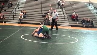 Worcester Wrestling  Ryan Read vs HopkintonMTS [upl. by Sugna]