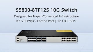 S58008TF12S 10G Data Center Switch for HyperConverged Infrastructure  FS [upl. by Anitsyrhk107]