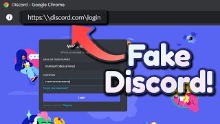 The Scariest Fake Discord Login Phishing Scam [upl. by Davy]