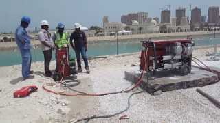 Hilti Diamond Wire saw system with DS WS15 [upl. by Eimas245]