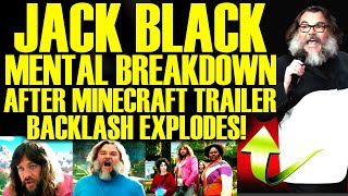 JACK BLACK GOES INSANE AFTER MINECRAFT MOVIE TRAILER BACKLASH EXPLODES A COLOSSAL FAILURE [upl. by Meli174]