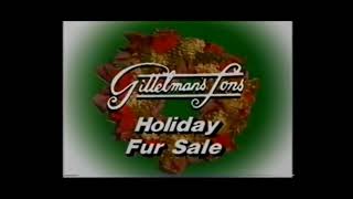 1987 Gittlemans Holiday Fur Sale Commercial WCAU Channel 10 CBS Late Night 122787 [upl. by Nabe493]