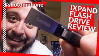 SanDisk iXpand Flash Drive for iPhone YouTube Creator Workflow [upl. by Wivinah]