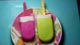 Clay Modeling  Making of Icecream Bars [upl. by Maryanne]