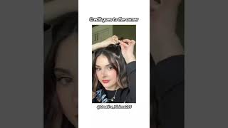 Try this hairstyle on short hair hairstyle shorthair fypシ゚viral subscribe like views [upl. by Ddahc]