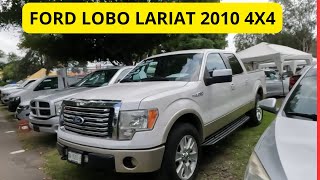 FORD LOBO LARIAT 2010 4X4 A BUEN PRECIO CALLE 4 AUTO TIANGUIS EL TAPATIO [upl. by Ellatsyrc]