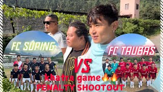 Kanxa vlogfootball game vaneko yoho😱taubas vs suping war🔥🔥 penalty shootout 😱BHIMPHEDIGUYS [upl. by Kawasaki]