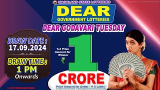 LOTTERY LIVE DEAR 1 PM 17092024 NAGALAND STATE LOTTERY LIVE DEAR LOTTERY LIVE LOTTERY SAMBAD LIVE [upl. by Ainslie]