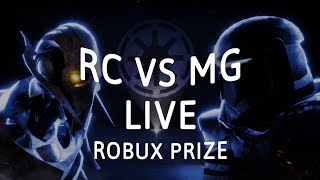 🔴LIVE Battle of Geonosis RC vs MG Competition Starting Soon ROBUX GIVEAWAYS battleofgeonosis [upl. by Earehs]